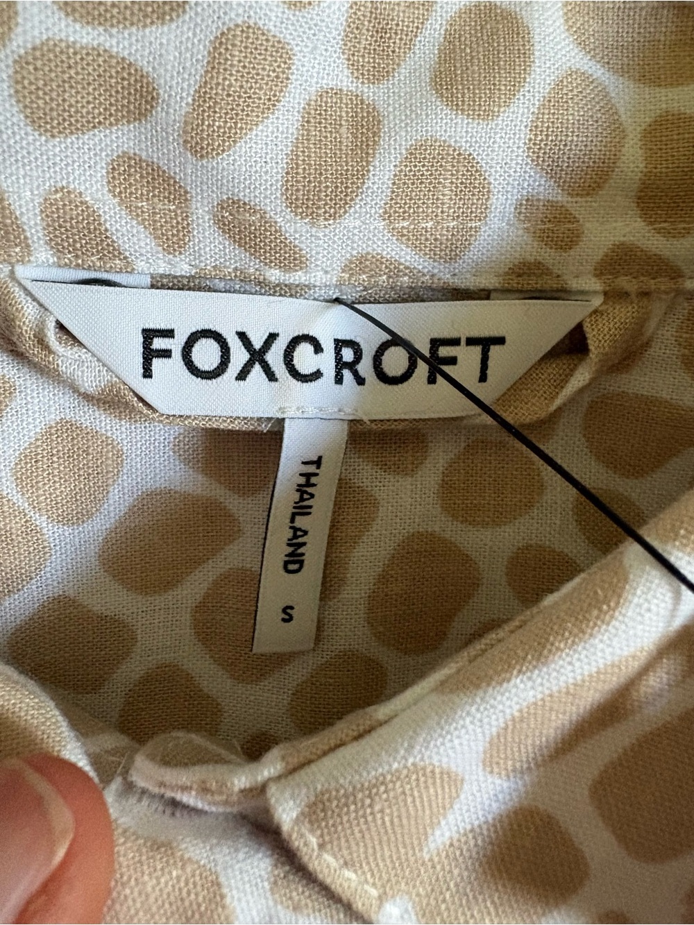 Foxcroft Abby Giraffe 3/4 Sleeve Dress - Picture 3 of 5